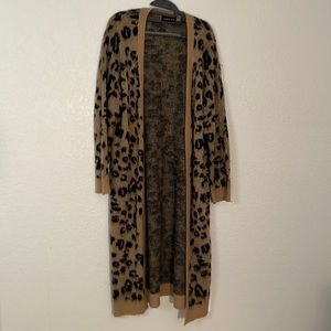 Leopard print sweater